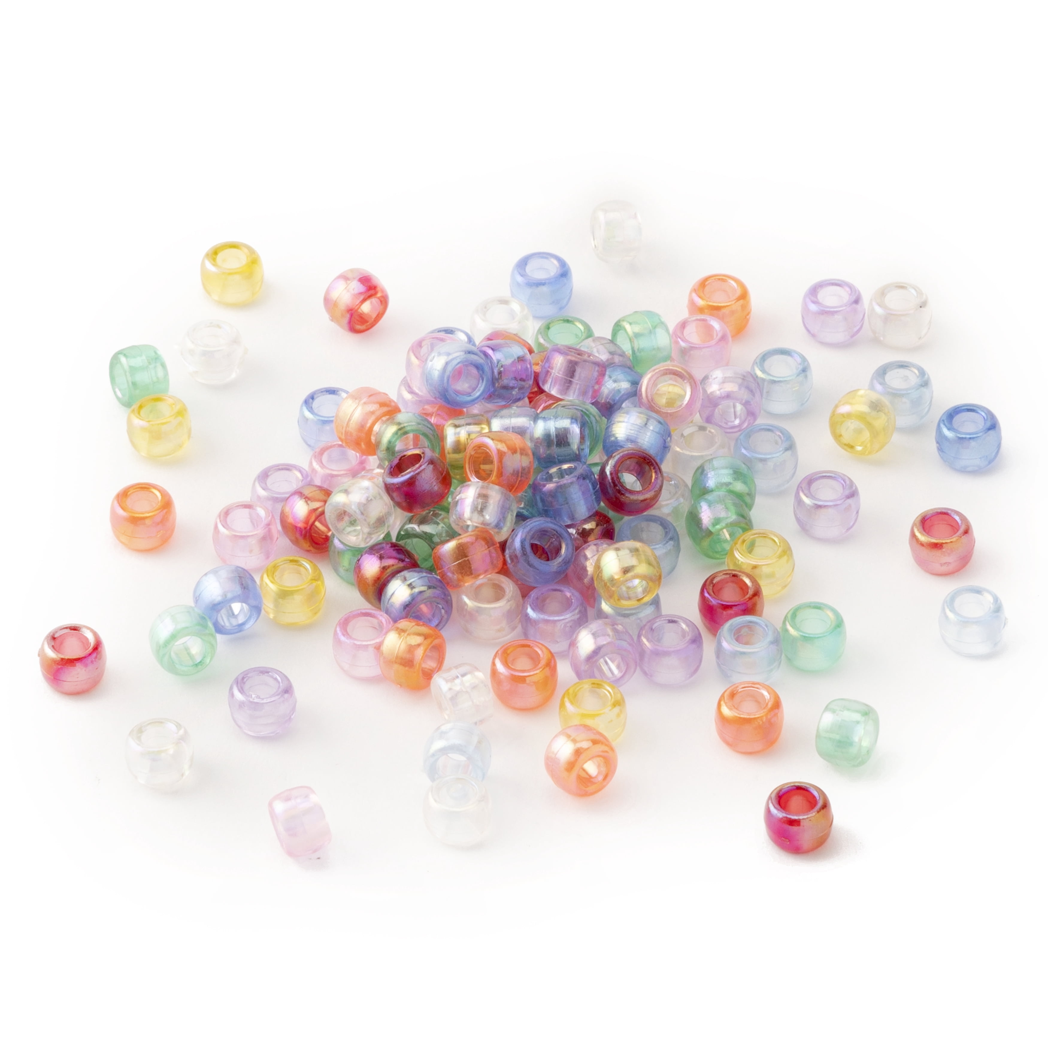 12 Packs: 580 ct. (6,960 total) Multicolor Pony Beads by Creatology - 6mm x 9mm