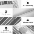thumbnail image 5 of Gray Vertical Stripes Outdoor Rug 4x6 Ft, Non Slip Washable Area Rug, Retro Simple Neutral Abstract Lines Patio Rugs Carpet Runner, Large Floor Mat for Indoor/Outdoor Deck Porch Camping, 5 of 8