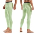 thumbnail image 4 of HAPIMO Men's Thin Thermale Slim Legging Pants Running Dungarees Solid Color Trendy Trousers Athletic Elastic Waist Casual Relaxed Breathable Holiday Green M, 4 of 4