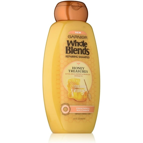 Garnier Whole Blends Repairing Shampoo, Honey Treasures Extracts 22 oz (Pack of 2)