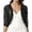 Black, variant on Ediodpoh Women's Summer Cardigan for Women Sweetheart Top Soft Solid Mesh Cardigan with Three Quarter Sleeves Red S