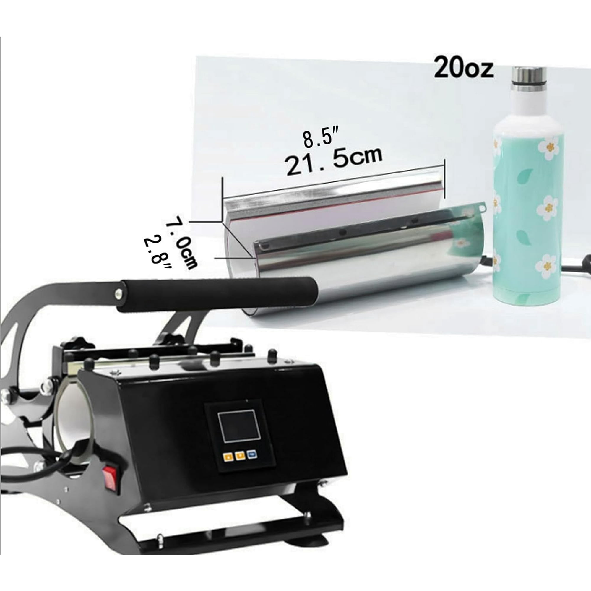6in1 Mug Heat Press 110V Mug Sublimation Transfer Printing Machine with 6 Heating Elements