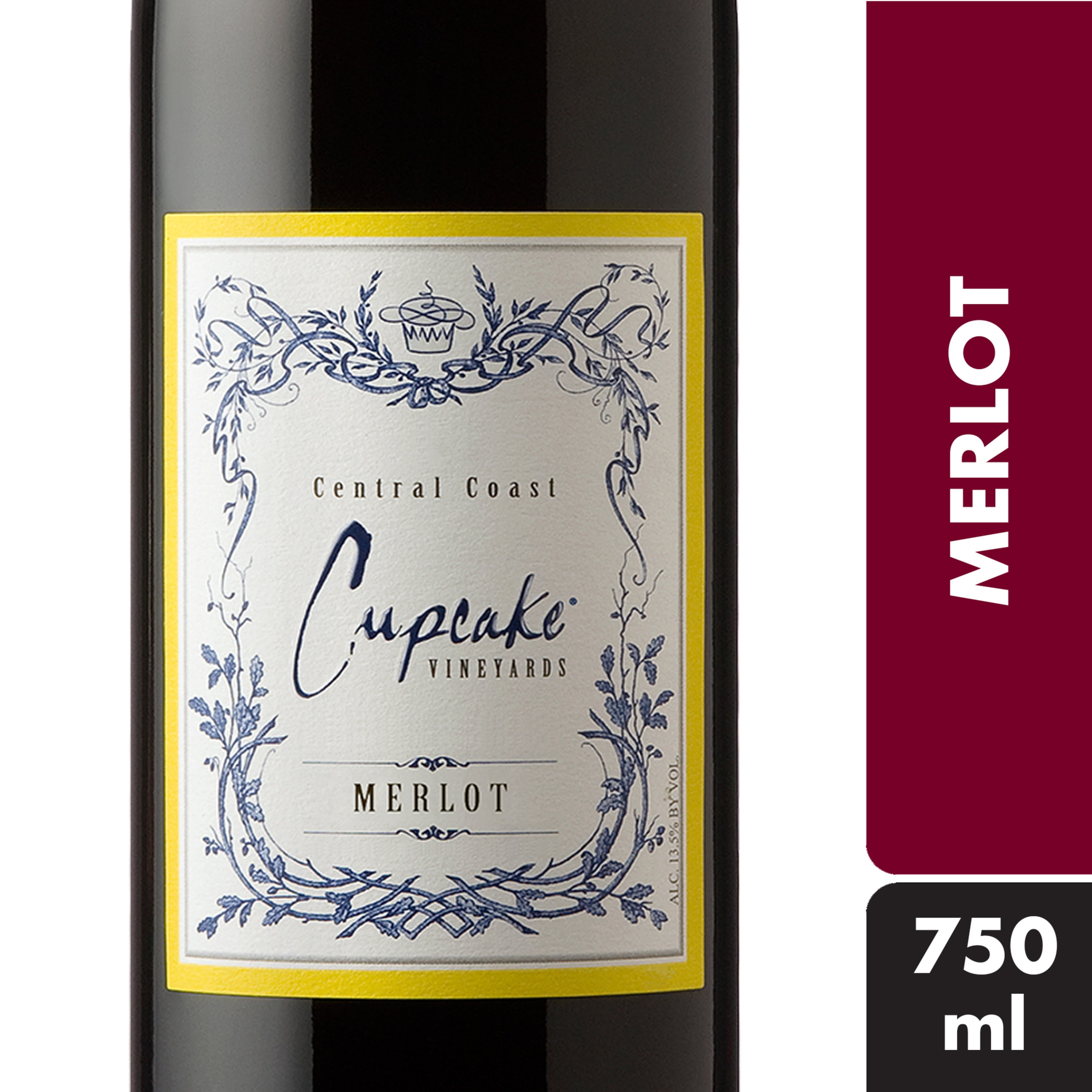 Cupcake® Vineyards Merlot Red Wine 750ml, 2017, California