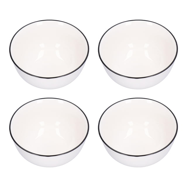 Ceramic Bowl, Ceramic Serving Bowls Fine Workmanship Ceramic Material Classic Design 280ml Capacity For Dinning Room For Household