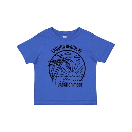 

Inktastic Summer Vacation Mode Laguna Beach Florida Gift Toddler Boy or Toddler Girl T-Shirt