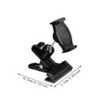 thumbnail image 7 of colcolo Guitar Headstock Clip Cell Phone Holder Phone Rack for Headboard Music Stand B, 7 of 7