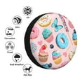thumbnail image 4 of Kdxio Spare Tire Cover for RV Trailer, Waterproof Wheel Cover,Camper Spare Tire Cover Fit for Rv SUV Truck Travel Trailer 15 inch-Cupcakes and Donuts, 4 of 8