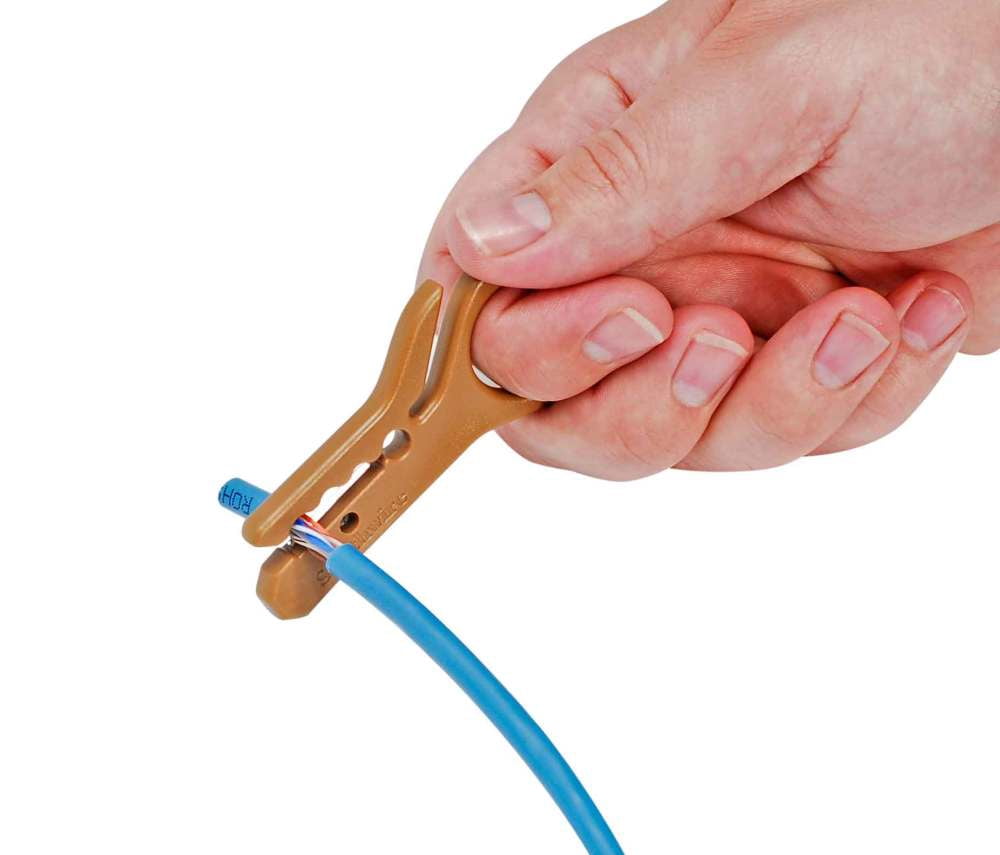 Key Strip Tool for Twisted Pair Cable