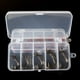 thumbnail image 4 of Anillos de guía 50 Uds anzuelos de pesca anzuelos de gusano compensados anzuelos de acero de alto carbono con caja de plástico, 4 of 7