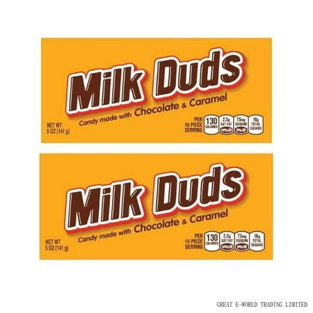 

(2 Pack) Milk Duds Candy Candy Made With Chocolate & Caramel 5 Oz Box