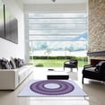 thumbnail image 6 of Ahgly Company Indoor Rectangle Patterned Bright Grape Purple Area Rugs, 5' x 8', 6 of 6
