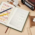 thumbnail image 5 of 1Pcs Metal Stencil Hebrew Letters Stencils Jewish Stencil Stainless Steel Painting Stencils Wood Templates Stencils for Journaling Stencils for Wood Carving Bookmark Drawing ScrapbookingMixed Color, 5 of 6