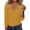 Yellow, variant on Fiaer Womens Sweaters Scoop Neck Buttons Slim Fit Long Sleeve Casual Trendy Solid Color Comfort Breathable Knitted Tops Yellow XL