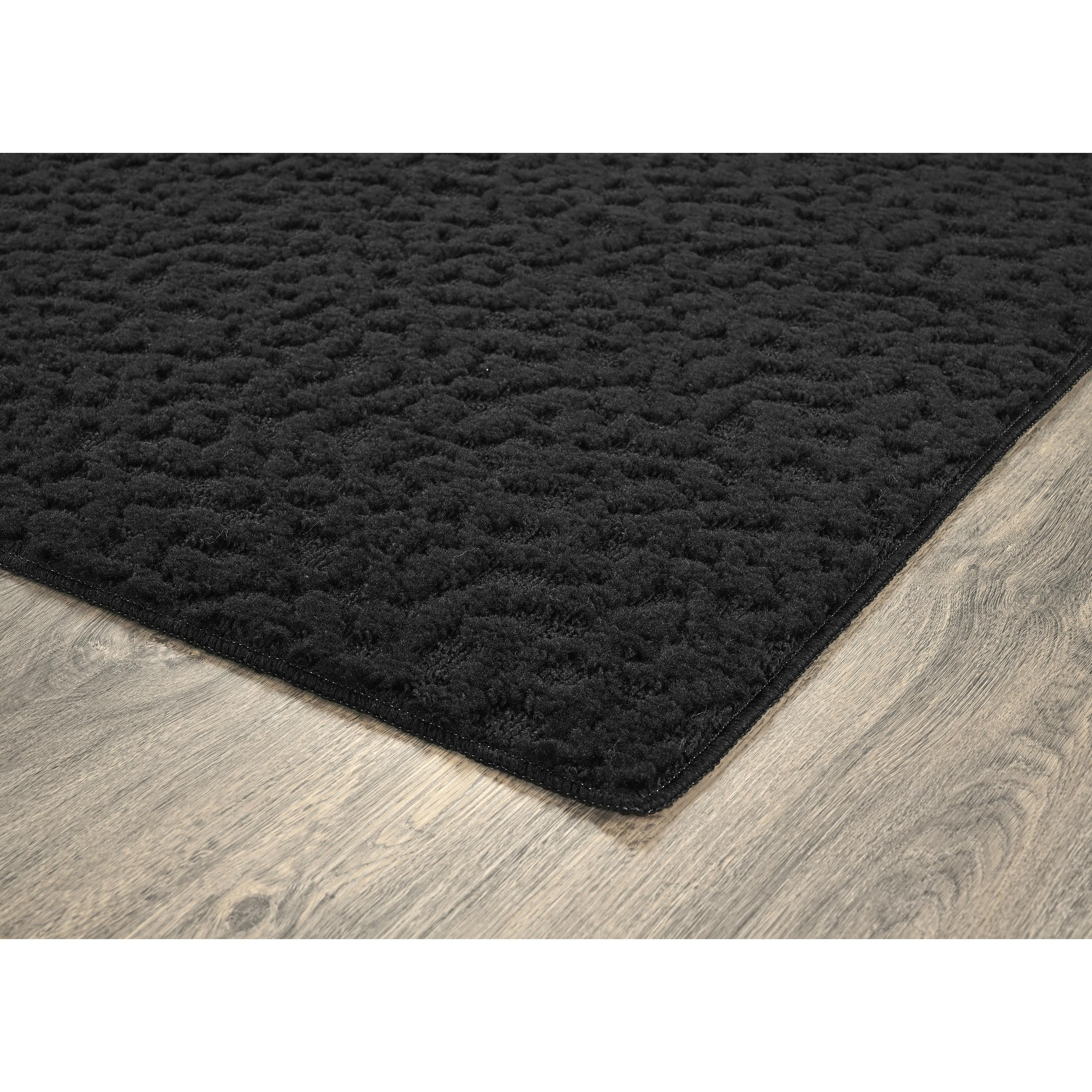 Garland Rug Ivy Black Square Indoor Area Rug, 12' x 12'