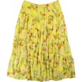 thumbnail image 1 of Falda Maxi Ralph Lauren Mujer Floral Georgette A-line Amarillo Grande, 1 of 1
