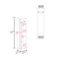 thumbnail image 6 of Miekor Furniture Toliet Paper Holder Magna, Bathroom, Black 96943, 6 of 7