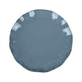 thumbnail image 2 of 10 Ocean Blue 6" Round Disposable Salad Dinner Plastic Plates Gold Wavy Trim Wedding Party Tableware, 2 of 5