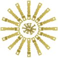 thumbnail image 4 of 100 Uds. Colgador de fotos, colgador de cuadros, gancho para cuadros en Metal dorado fuerte y duradero, gancho para marco, cuadro, lienzo, pintura, reloj, diploma Ormromra  YQ-1179, 4 of 7