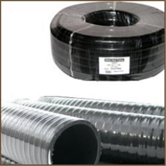 Alpine PH200BK-50 2 Inch ID PVC Flex Hose x 50 Feet- Black