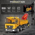 thumbnail image 2 of Technic Mobile Construction Crane Truck Building Blocks, RC Pneumatic Heavy-Duty Truck, Lorry Crane Building Set for Adult, Construction Vehicles Model for Adults(4012 PCS), 2 of 7