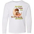 thumbnail image 3 of Inktastic My Mimi Loves Me To The Moon and Back Long Sleeve Youth T-Shirt, 3 of 5