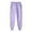 Purple, variant on Fartey Women's Fleece Jogger Sweatpants Baggy High Waist Drawstring Lounge Athletic Pants Casual Comfy Warm Pant with Pockets Hot Pink M