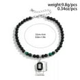 thumbnail image 3 of K-KED Mens Stainless Steel Beaded Anklet Bracelets Beach Punk Hip Hop Jewellery Gifts-5#, 3 of 9