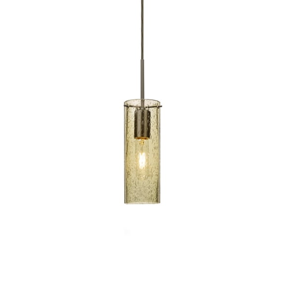 Besa Lighting - Juni 10 - One Light Cord Pendant with Flat Canopy Bronze Gold