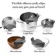 thumbnail image 4 of Silicone Pasta Strainer Clip for Pots and Pans - Heat Resistant Colander for Vegetables and Noodles - Kitchen Cooking Gadgets - Space Saving Design -, 4 of 5