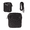 Black, variant on Cell Phone Holster Faux Leather Belt Loops Card Slots With Carabiner Shoulder Strap For Woman Man For Daily