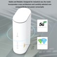 thumbnail image 4 of Enrutador Wifi6 De Banda Dual 5G CPE, Enrutador Inalámbrico De 1201 Mbps Con Ranura De Tarjeta SIM, 8 Antenas De Banda Ancha De Alta Ganancia, Admiten Hasta 32 Usuarios, 4 of 7