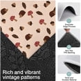 thumbnail image 3 of Brown Mushroom Hedgehog Leaf Beige Pattern Kitchen Rugs Sets Of 3,Kitchen Runner Rugs Non Skid Washable,Decorative Kitchen Floor Mats for Kitchen,Sink,Laundry,17"x30"+ 17"x47" + 17"x59", 3 of 6