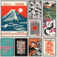 thumbnail image 2 of Pósteres y grabados de la cultura japonesa vintage, pintura en lienzo, naturaleza, monte Fuji, exposición japonesa, arte de pared, imagen para decoración del hogar, 2 of 5