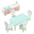 thumbnail image 1 of Muebles de de , accesorios de 1:12 modelo de decoración de muebles en miniatura, juguete para niños Comedor 6PCS, 1 of 9