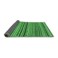 thumbnail image 2 of Ahgly Company Indoor Round Abstract Emerald Green Modern Area Rugs, 8' Round, 2 of 4