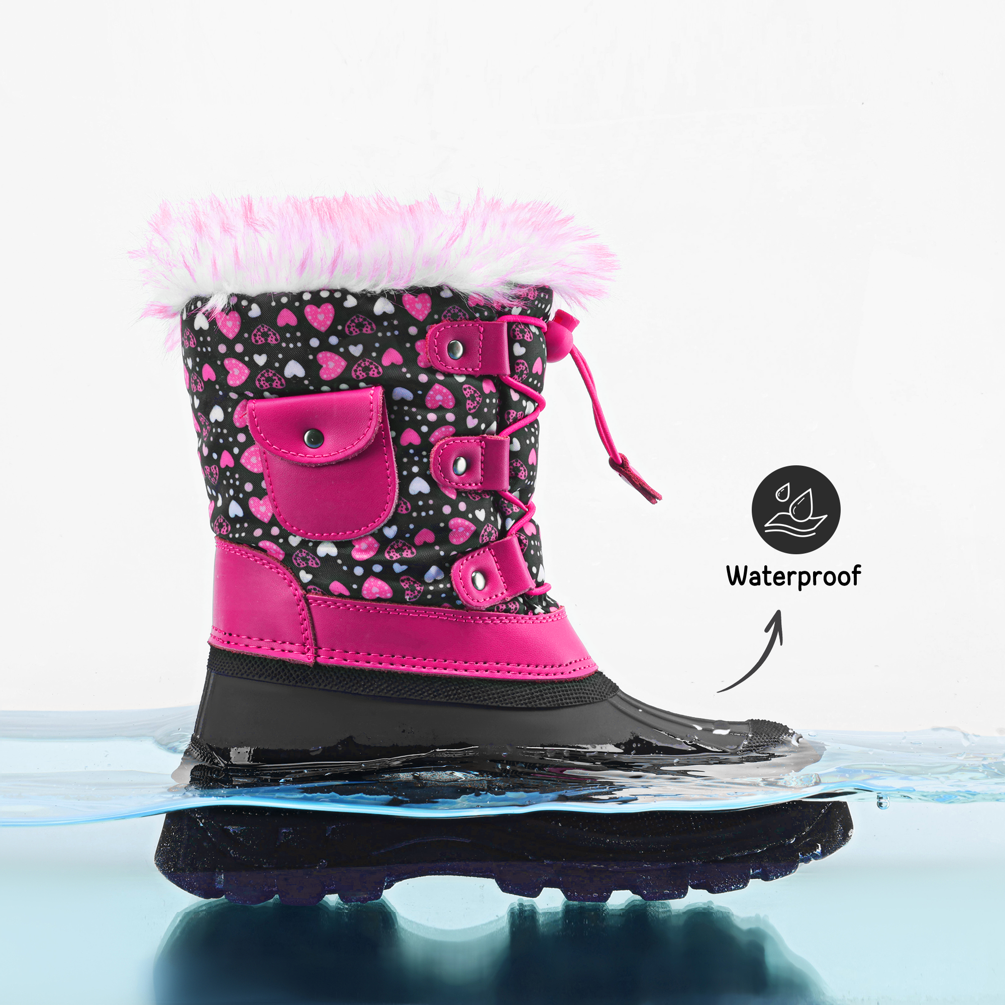 Dream Pairs Kids' Insulated Snow Boots with Thermolite photo 2