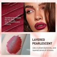 thumbnail image 3 of Liquid Glitter Lipstick, Diamond Shimmer Finish Highly Pigment Lip Tinted Stain, Waterproof Long Lasting Smudge-proof Lip, 3 of 5