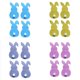 thumbnail image 1 of 16Pcs Easter Bunny Cutlery Bags Rabbit Flatware Holder Tableware Utensil Storage Bags for Home Party Tabletop, 1 of 4