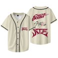 thumbnail image 1 of Kpop Stray Kids Chk Chk Boom Merch Veste de Baseball Été Femmes Hommes Mode T-Shirts à Manches Courtes,G,style 6, 1 of 5
