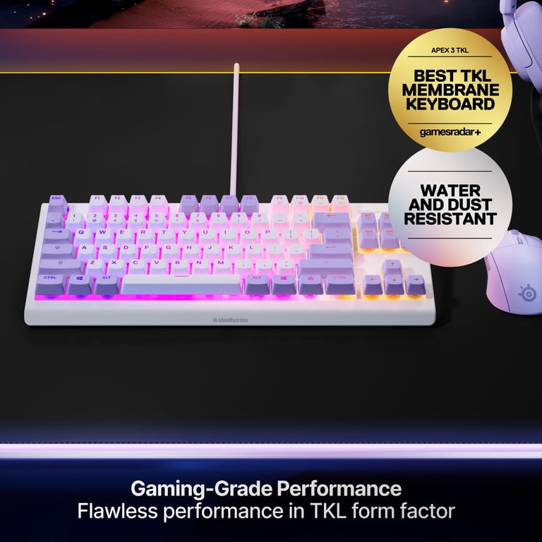 SteelSeries Apex 3 TKL Amethyst - Walmart.com