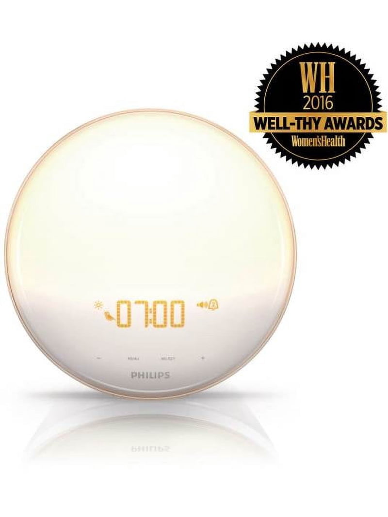 Philips Wake-up Light with Sunrise & Sunset, HF3520/60 - Walmart.com