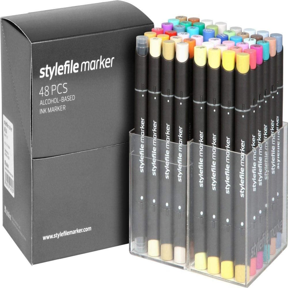 Stylefile Marker Twin-Tip Graphic Ink Maker Pen 