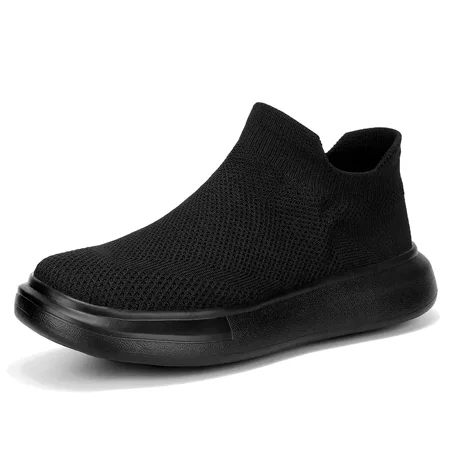 

Yishow-A1 Lightweight Knitting Suede Sneakers Breathable Thick Sole Slip On Running Skate Shoes Women‘s Footwear