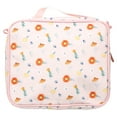 thumbnail image 3 of Austin Baby Co Lunch Bag – Reusable Lunch Bag with Pockets, Nameplate, and Adjustable Shoulder Strap – Insulated to Keep Foods Warm or Cold – Made with 100% Recycled Fabric (Wildflower Ripe Peach), 3 of 6
