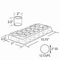 thumbnail image 3 of Molded 12-Cup Display Tray, 2-Pack, 3 of 3