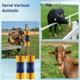 thumbnail image 6 of 4 Pcs Livestock Scratching Brushes, 17.1×7.2" Cattle Brushes with Screws for Mounting, Goat Brushes, Cattle Scratchers, Full Massage Grooming Brushes for Horses, Cows, Pigs, 6 of 6