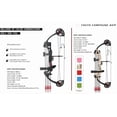 thumbnail image 5 of Compound Bow Archery kit for Youth & Beginner, Right Handed,19”-28” Draw Length,15-29 Lbs Draw Weight, 260 fps, Lightweight Design, 5 of 7