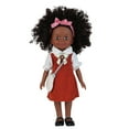 thumbnail image 2 of kcavykas Fun Toys for Kids Black 10 Inch Black Baby Dolls for 3 4 5 6 Years Old Girls with Curly Hair Pet Dogtoy Small Baby Dolls for Toddlers Kids and Girls Holiday Birthd, 2 of 9