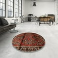 thumbnail image 4 of Ahgly Company Machine Washable Indoor Rectangle Traditional Sienna Brown Area Rugs, 4' x 6', 4 of 7