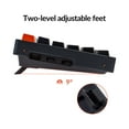 thumbnail image 2 of Keychron K2 75% Layout 84 Keys Hot-swappable Bluetooth Wireless/USB Wired Mechanical Keyboard with Gateron G Pro Brown Switch/Double-Shot Keycaps/RGB Backlight/Aluminum, 2 of 8
